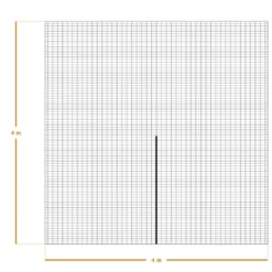 Filet de récolte olives ou autres -4x4m