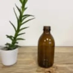 Flacon en verre 250 ml - 6 coloris au ch