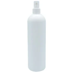 Flacon 500 ml - blanc avec pompe crème