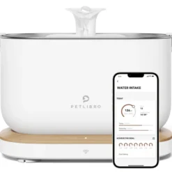Fontaine à eau connectée pour animaux double filtration 2,5L Petlibro