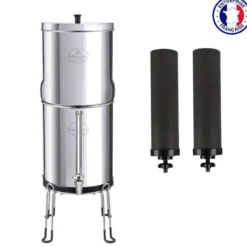 Fontaine à eau par gravité, filtration charbon actif 16 l
