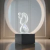 Fontaine moderne amor noir et blanc