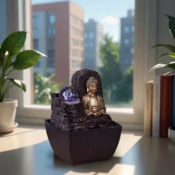 Fontaine zen bouddha theravada