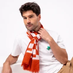 Foulard en coton bio milan