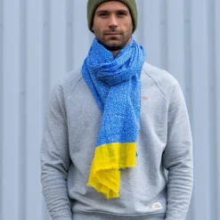 Foulard en coton bio santorin