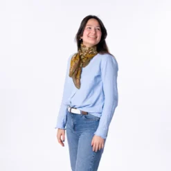 Foulard en laine constance kaki