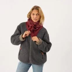 Foulard en laine louise bordeaux Bordeaux