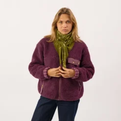 Foulard en laine louise kaki Kaki