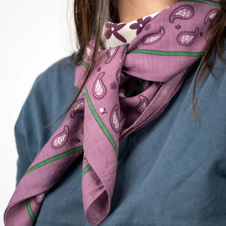 Foulard femme en coton bio servane