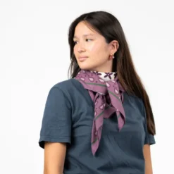 Foulard femme en coton bio servane