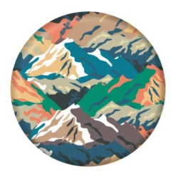 Freesbie souple en silicone Montagne