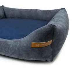 Frida lit chien 2 en 1 graphite-bleu m