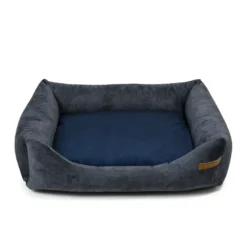 Frida lit chien 2 en 1 graphite-bleu m