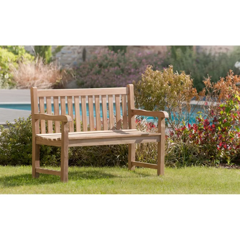 Fun - banc de jardin java en bois teck