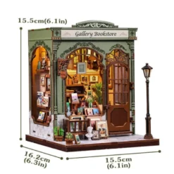 Gallery bookstore - maquette booknook serre-livre