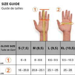Gants chauds en polaire polar liner l
