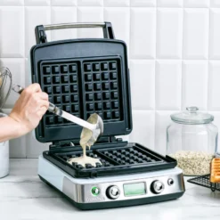 Gaufrier inox triply revêtement céramiqu