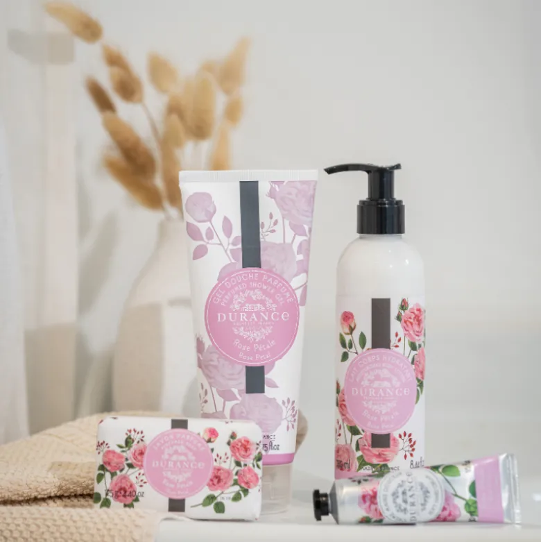 Gel douche rose pétale