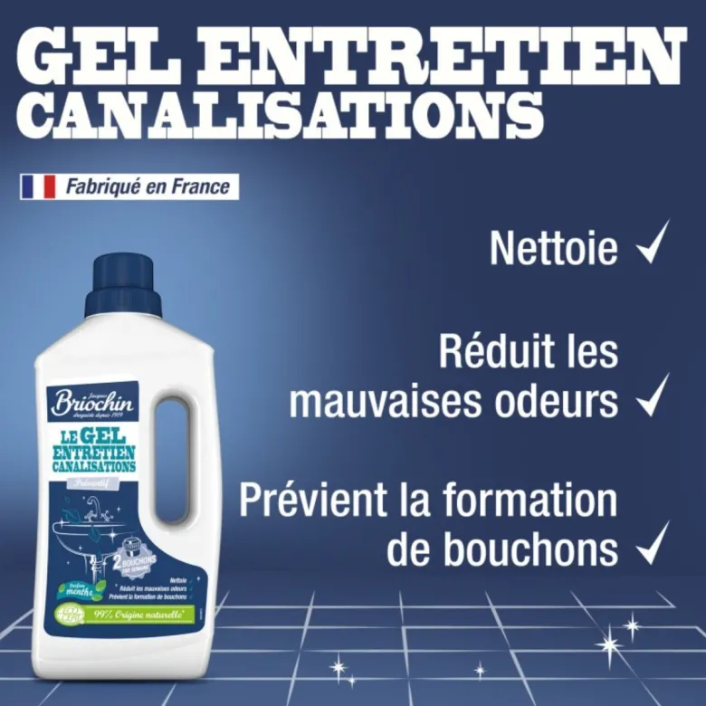 Gel entretien canalisations – 900 ml