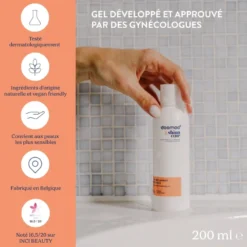 Gel intime lavant prebiotique shinncare
