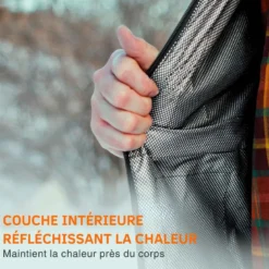 Gilet chauffant homme thaw - rechargeable usb-c, chaleur jusqu’à 9h - taille xl