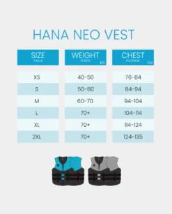 Gilet hana nylon gris l et xl
