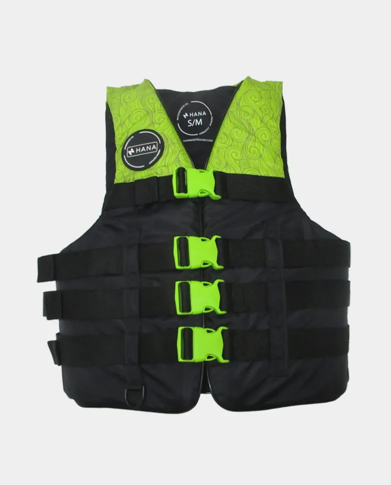 Gilet hana nylon 50n vert 2xl 3xl