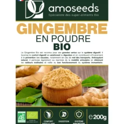 Gingembre en poudre bio 200g