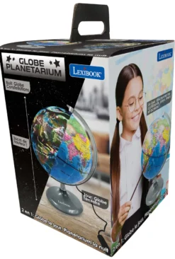 Globe jour et nuit lumineux (français)