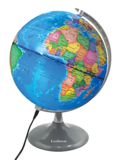 Globe jour et nuit lumineux (français)