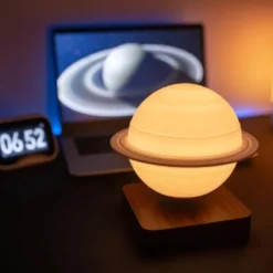Globe saturne 3d en lévitation astroflig