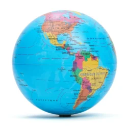 Globe terrestre rotatif lumineux