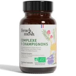 Gélules complexe 5 champignons vitalité, digestion, immunité French Mush