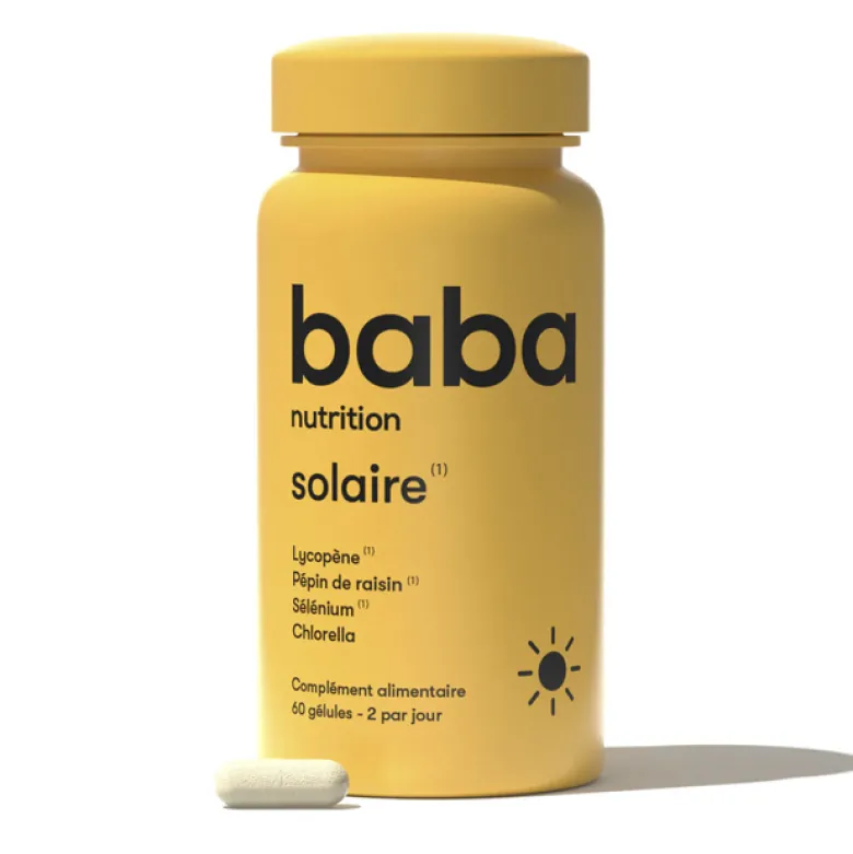 Gélules préparation solaire Baba