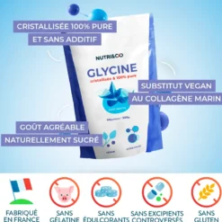 Glycine cristallisée - vegan - 2 mois