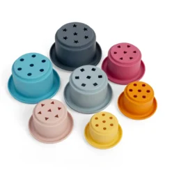 Gobelets empilables en silicone