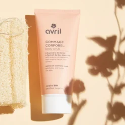Gommage corporel bio exfoliant et tonifiant à la poudre de riz 200 ml Avril