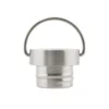 Gourde inox laken basic steel 0,5l bleue avec bouchon vintage
