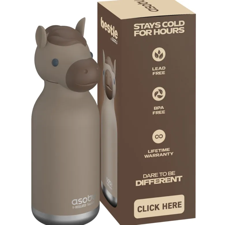 Gourde isotherme bestie cheval (460 ml)