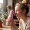 Gourde isotherme bestie flamant rose (460 ml)