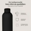 Gourde isotherme 750ml - noir