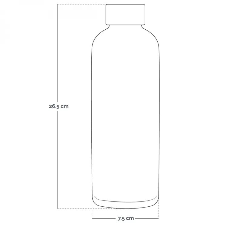 Gourde isotherme 750ml - noir