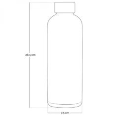 Gourde isotherme 750ml - rose