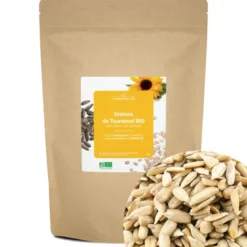 Graines de tournesol bio - 1kg (décortiquées, sans sel ajouté) - riche en vitami