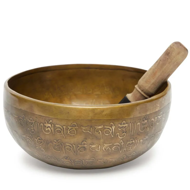 Grand bol chantant en cuivre