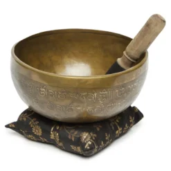 Grand bol chantant en cuivre