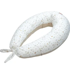 Grand Coussin d'Allaitement et de Maternité Sidonia : Confort Champêtre pour Maman et Bébé