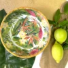 Grande assiette creuse fleurs 23 cm