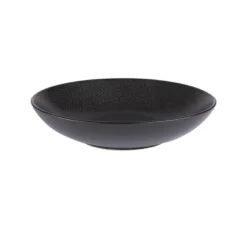Grande assiette creuse vésuvio 25 cm Noir