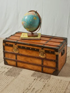 Grande malle en bois et métal n°241